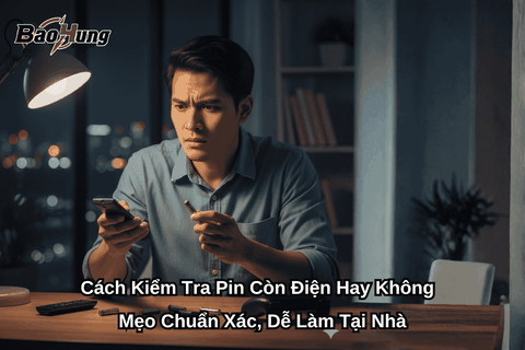 Cách Kiểm Tra Pin Còn Điện Hay Không – Mẹo Chuẩn Xác, Dễ Làm Tại Nhà