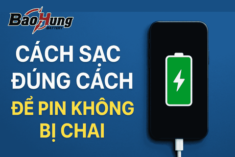 Cách Sạc Đúng Cách Để Pin Không Bị Chai