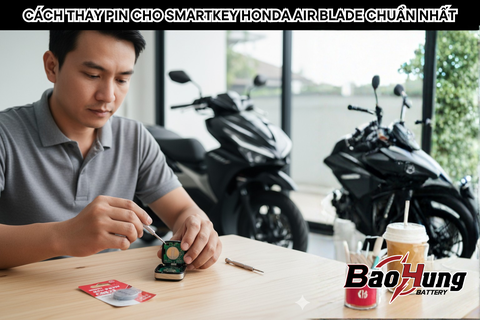 Cách Thay Pin Cho Smartkey Honda Air Blade Chuẩn Nhất