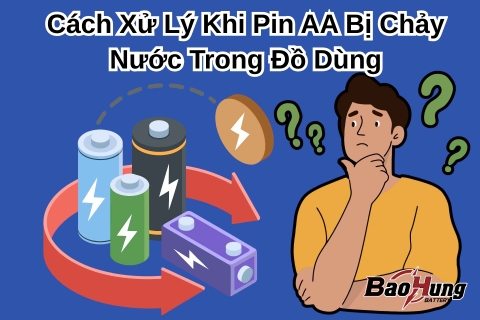 Cách Xử Lý Khi Pin AA Bị Chảy Nước Trong Đồ Dùng