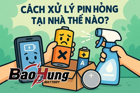 Cách Xử Lý Pin Hỏng Tại Nhà Thế Nào?