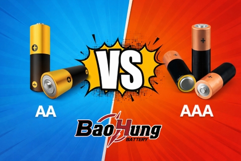 Cách phân biệt pin AA và AAA đơn giản nhất