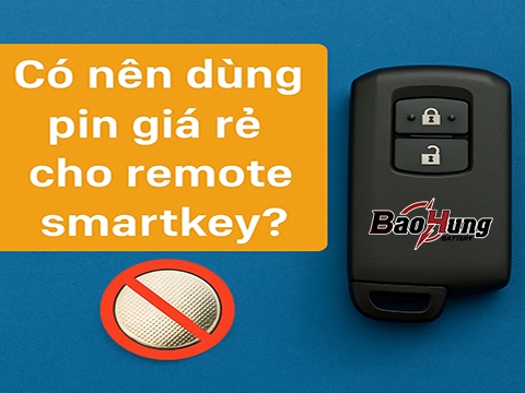 Có Nên Dùng Pin Giá Rẻ Cho Remote Smartkey?