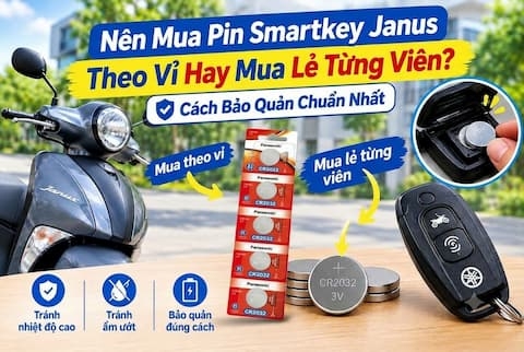Nên Mua Pin Smartkey Janus Theo Vỉ Hay Mua Lẻ Từng Viên? Cách Bảo Quản Chuẩn Nhất