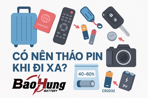 Có Nên Tháo Pin Khi Đi Xa Không Dùng Thiết Bị?