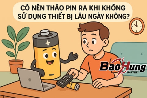 Có Nên Tháo Pin Ra Khi Không Sử Dụng Thiết Bị Lâu Ngày Không?