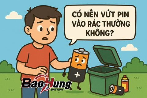 Có Nên Vứt Pin Vào Rác Thường Không? Cảnh Báo Tác Hại Và Cách Xử Lý Đúng