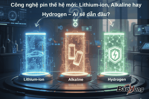 Công Nghệ Pin Thế Hệ Mới: Lithium-ion, Alkaline Hay Hydrogen – Ai Sẽ Dẫn Đầu?