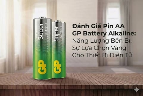 Đánh Giá Pin AA GP Battery Alkaline: Năng Lượng Bền Bỉ, Sự Lựa Chọn Vàng Cho Thiết Bị Điện Tử