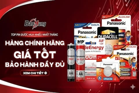Pin Bảo Hùng – Địa Chỉ Cung Cấp Pin Sỉ Và Lẻ Uy Tín Hàng Đầu Tại HCM