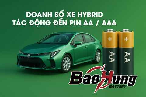 Doanh Số Xe Hybrid Và Tác Động Tới Pin AA / AAA
