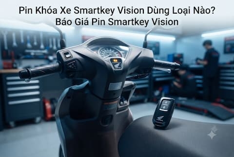 Pin Khóa Xe Smartkey Vision Dùng Loại Nào? Báo Giá Pin Chi Tiết Từ A-Z
