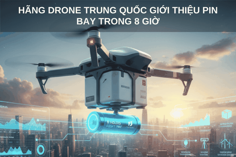 Hãng Drone Trung Quốc Giới Thiệu Pin Bay 8 Giờ – Bước Đột Phá Cho Thiết Bị Bay Và Ứng Dụng Thương Mại