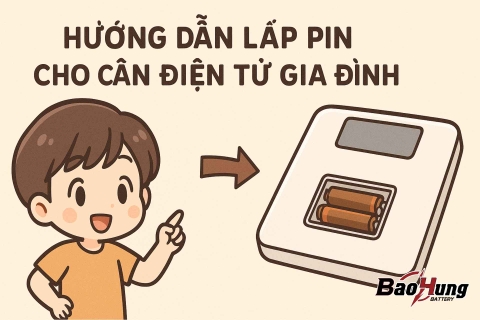 Hướng Dẫn Lắp Pin Cho Cân Điện Tử Gia Đình Đúng Cách
