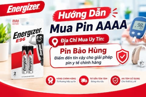 Hướng Dẫn Mua Pin AAAA Dùng Trong Bút Thử Tiểu Đường Và Máy Trợ Thính: Địa Chỉ Mua Uy Tín