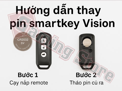 Hướng Dẫn Thay Pin Smartkey Vision Đơn Giản Tại Nhà – Tặng Thay Pin Miễn Phí Tại Pin Bảo Hùng