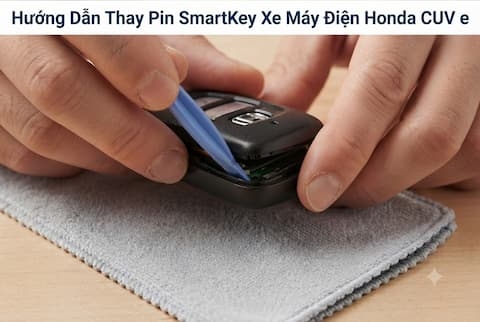 Hướng Dẫn Thay Pin SmartKey Xe Máy Điện Honda CUV e