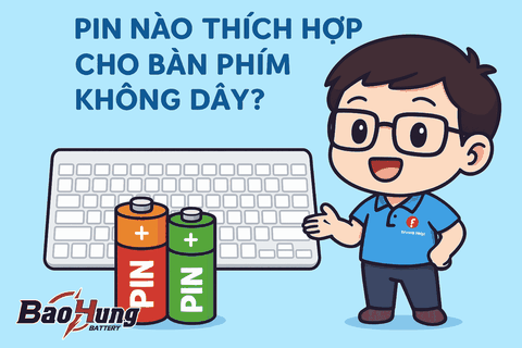 Loại Pin Nào Thích Hợp Cho Bàn Phím Không Dây?