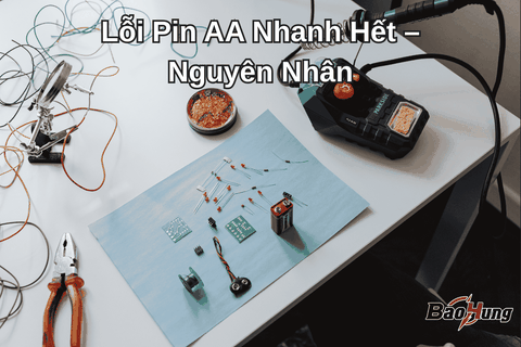Lỗi Pin AA Nhanh Hết – Nguyên Nhân