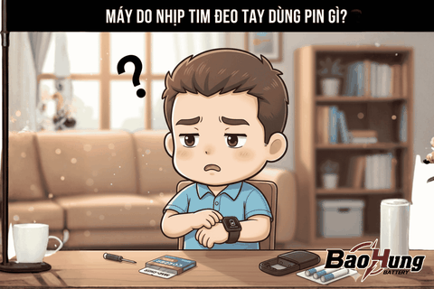 Máy Đo Nhịp Tim Đeo Tay Dùng Pin Gì? Cách Chọn Đúng Loại Pin?