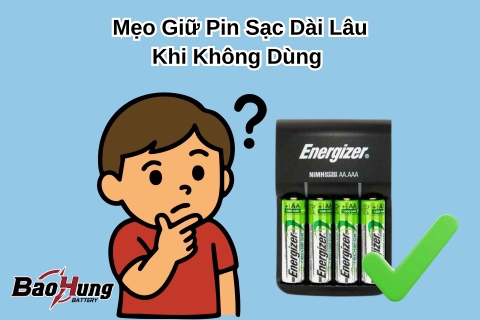 Mẹo Giữ Pin Sạc Dài Lâu Khi Không Dùng