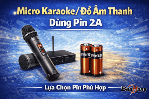 Micro Karaoke / Đồ Âm Thanh Dùng Pin 2A