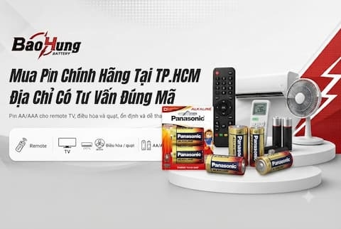 Mua Pin Chính Hãng Ở Đâu Tại TP.HCM? Địa Chỉ Có Tư Vấn Đúng Mã