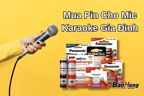 Mua Pin Cho Mic Karaoke Gia Đình