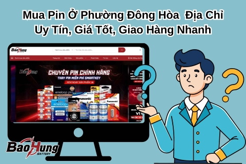 Mua Pin Ở Phường Đông Hòa – Địa Chỉ Uy Tín, Giá Tốt, Giao Hàng Nhanh