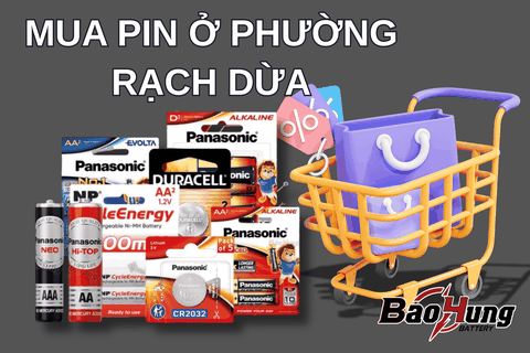 Mua Pin Ở Phường Rạch Dừa