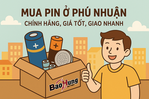 Mua Pin Ở Phú Nhuận – Địa Chỉ Uy Tín, Chất Lượng Chính Hãng Tại Pin Bảo Hùng