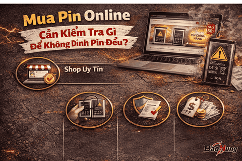 Mua Pin Online Cần Kiểm Tra Gì Để Không Dính Pin Đểu?