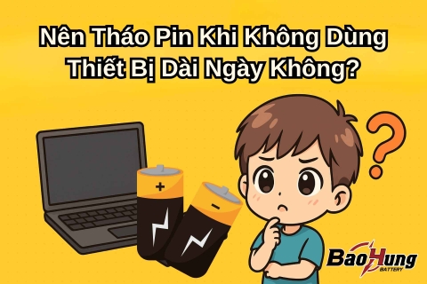 Nên Tháo Pin Khi Không Dùng Thiết Bị Dài Ngày Không?