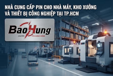 Nhà Cung Cấp Pin Cho Nhà Máy, Kho Xưởng Và Thiết Bị Công Nghiệp Tại TP.HCM