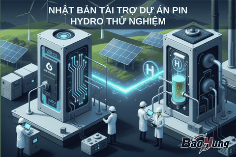 Nhật Bản Tài Trợ Dự Án Pin Hydro Thử Nghiệm: Bước Đi Chiến Lược Cho Tương Lai Năng Lượng Xanh