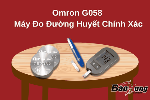 Omron G058 – Máy Đo Đường Huyết Chính Xác, Dễ Sử Dụng Cho Gia Đình