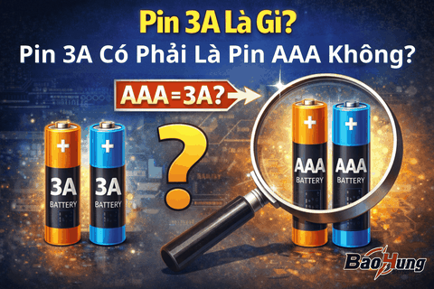 Pin 3A Là Gì? Pin 3A Có Phải Là Pin AAA Không? Cẩm Nang Toàn Thư Từ A-Z