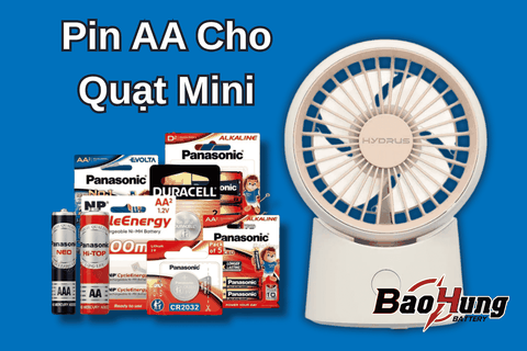 Pin AA Cho Quạt Mini