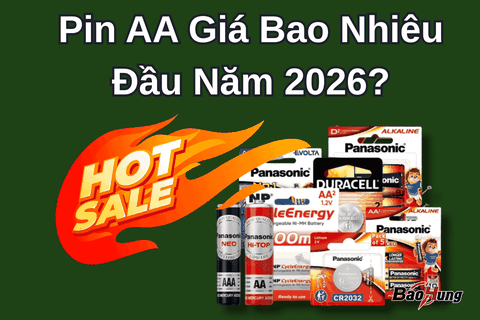 Pin AA Giá Bao Nhiêu Đầu Năm 2026?