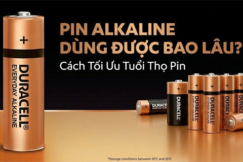 Pin Alkaline Dùng Được Bao Lâu? Cách Tối Ưu Tuổi Thọ Pin