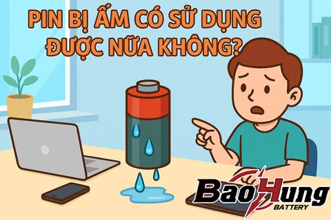 Pin Bị Ẩm Có Sử Dụng Được Nữa Không?