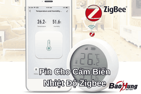 Pin Cho Cảm Biến Nhiệt Độ Zigbee