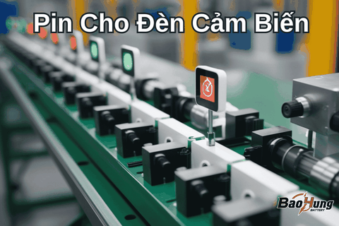Pin Cho Đèn Cảm Biến
