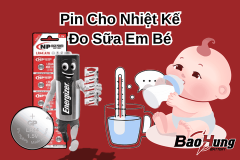 Pin Cho Nhiệt Kế Đo Sữa Em Bé
