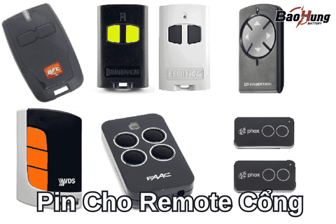 Pin Cho Remote Cổng
