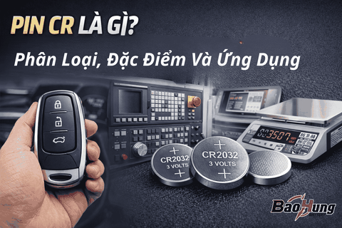 Pin CR Là Gì? Phân Loại, Đặc Điểm Và Ứng Dụng