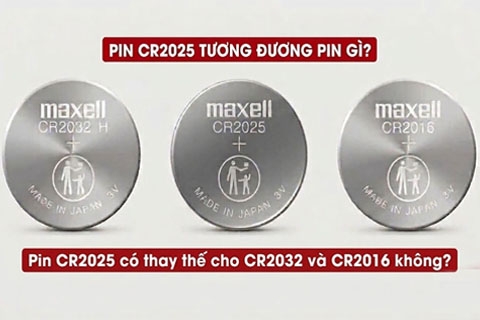 Pin CR2025 Tương Đương Pin Gì? Cẩm Nang Thay Thế Chuẩn