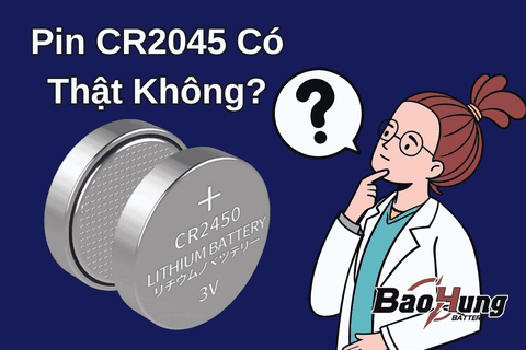 Pin CR2045 Có Thật Không?
