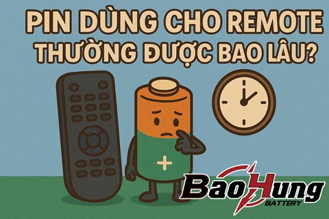 Pin Dùng Cho Remote Thường Được Bao Lâu?