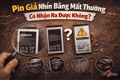 Pin Giả Nhìn Bằng Mắt Thường Có Nhận Ra Được Không?